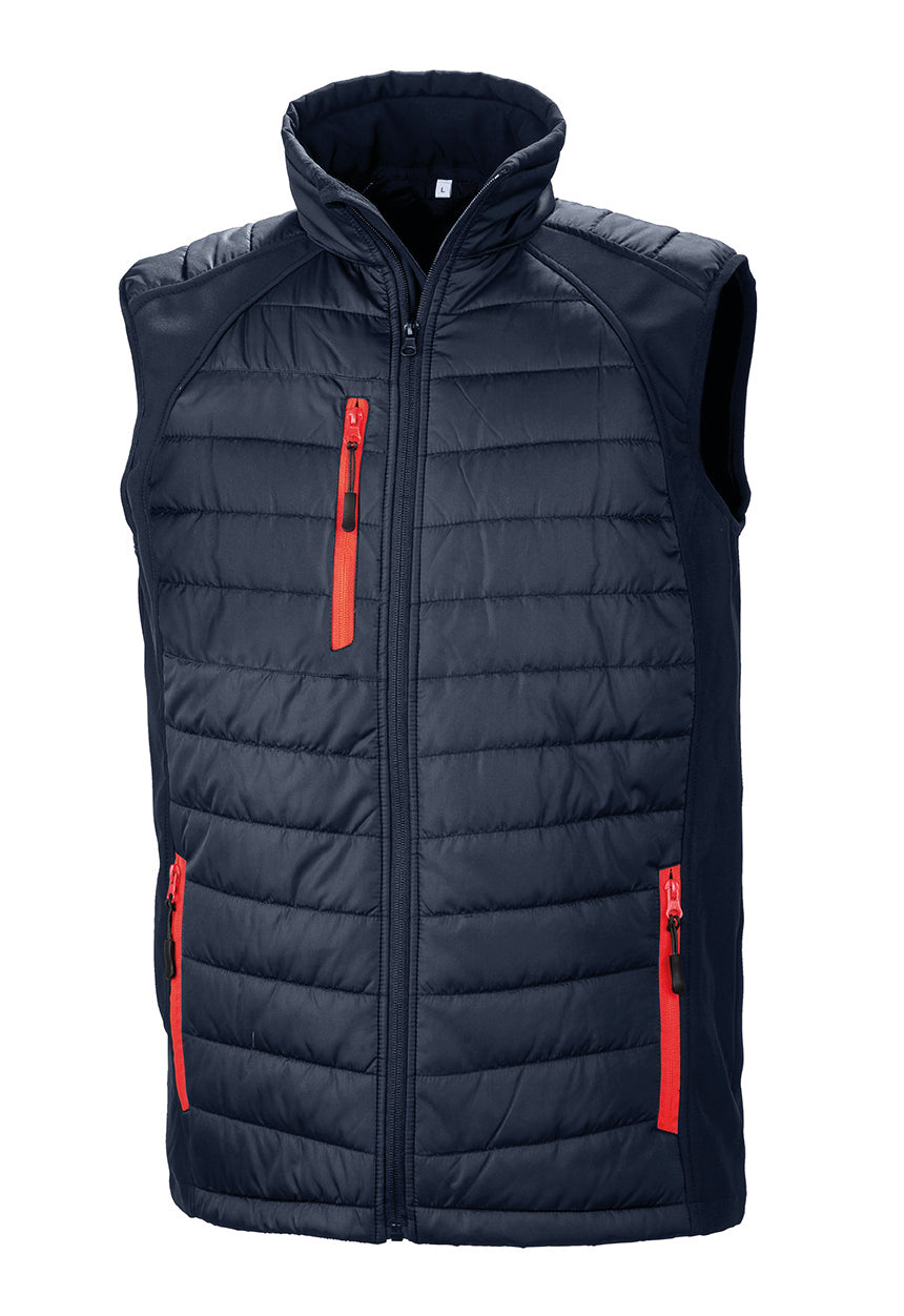 Bodywarmer de Travail Unisexe Softshell Rembourré RESULT