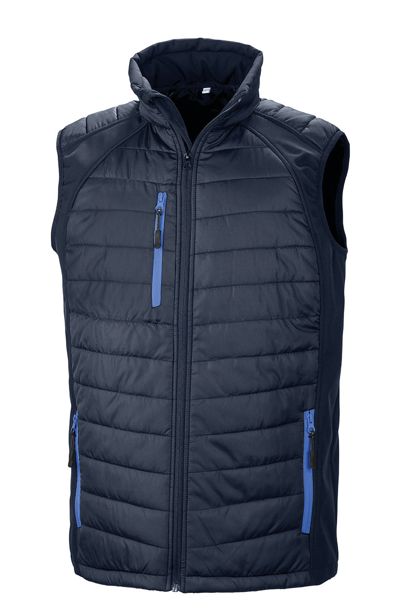 Bodywarmer de Travail Unisexe Softshell Rembourré RESULT