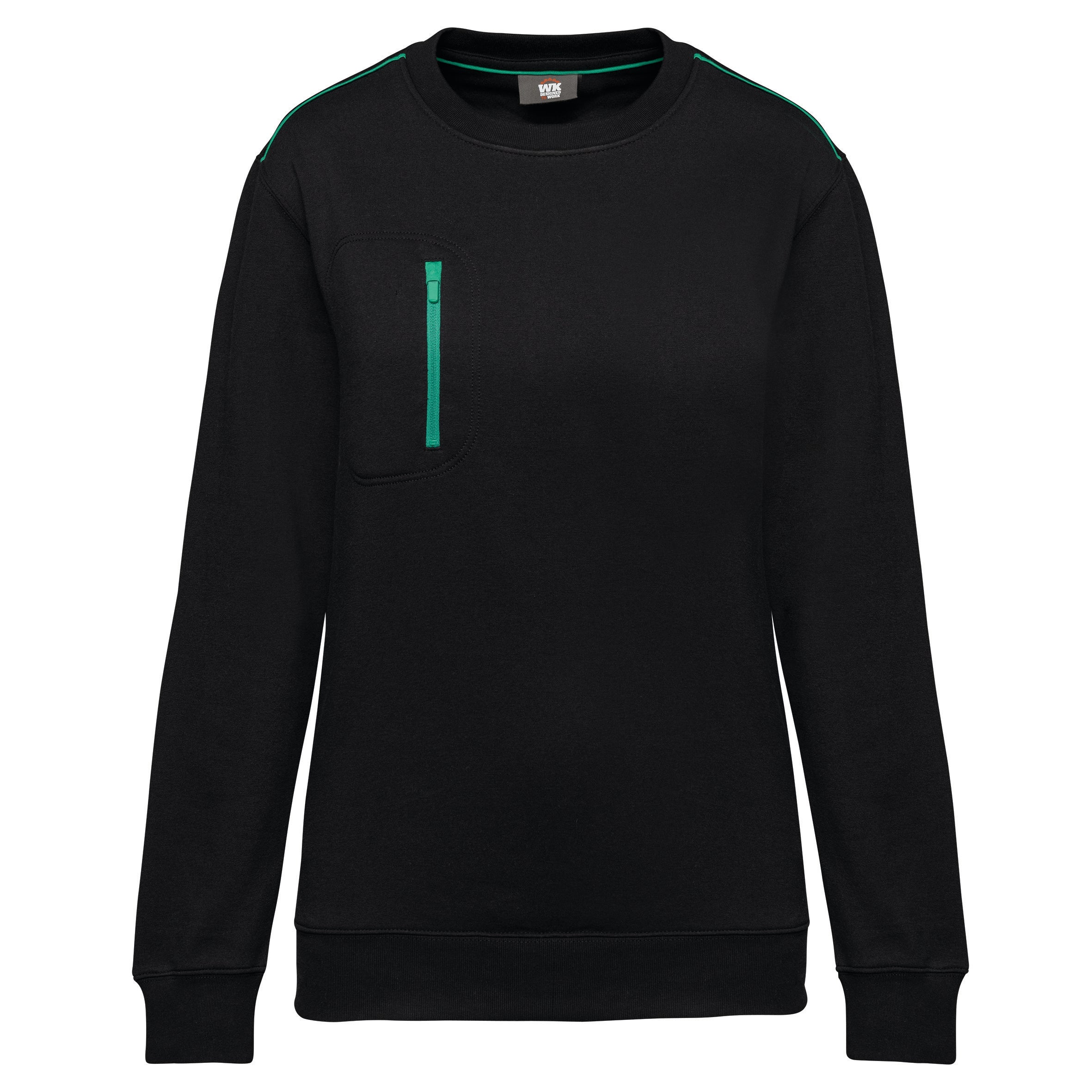 Sweat Sans Capuche de Travail Unisexe WK