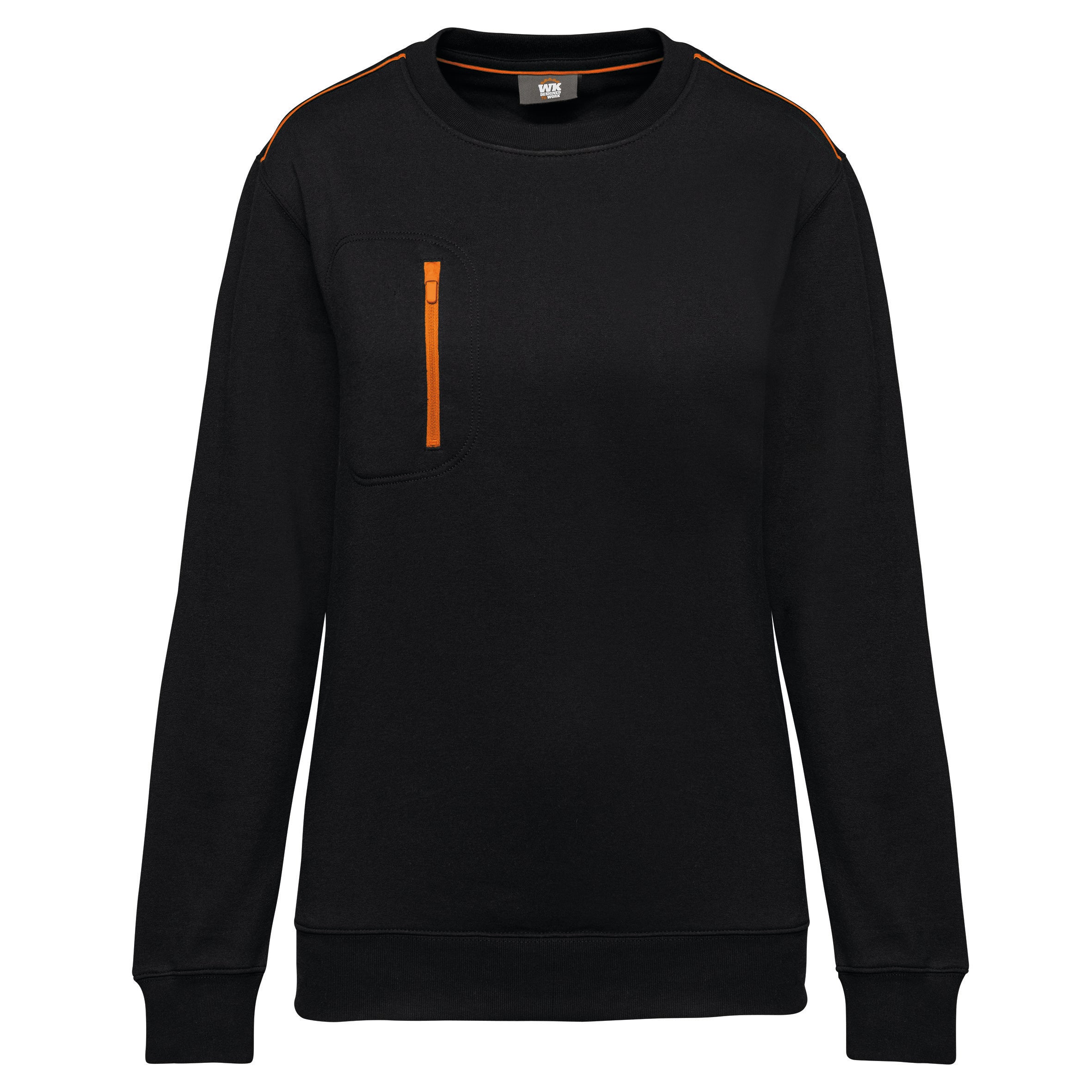 Sweat Sans Capuche de Travail Unisexe WK