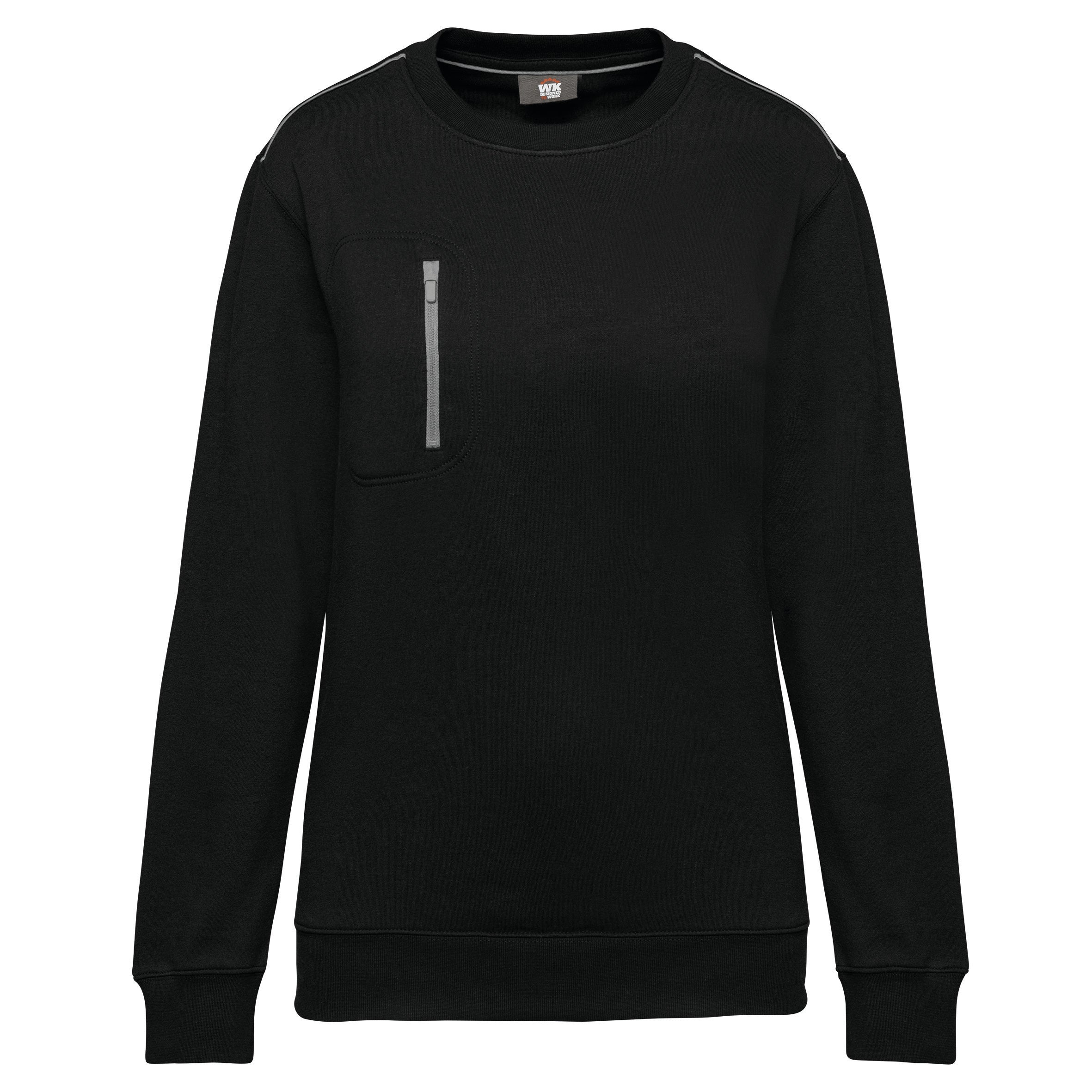 Sweat Sans Capuche de Travail Unisexe WK