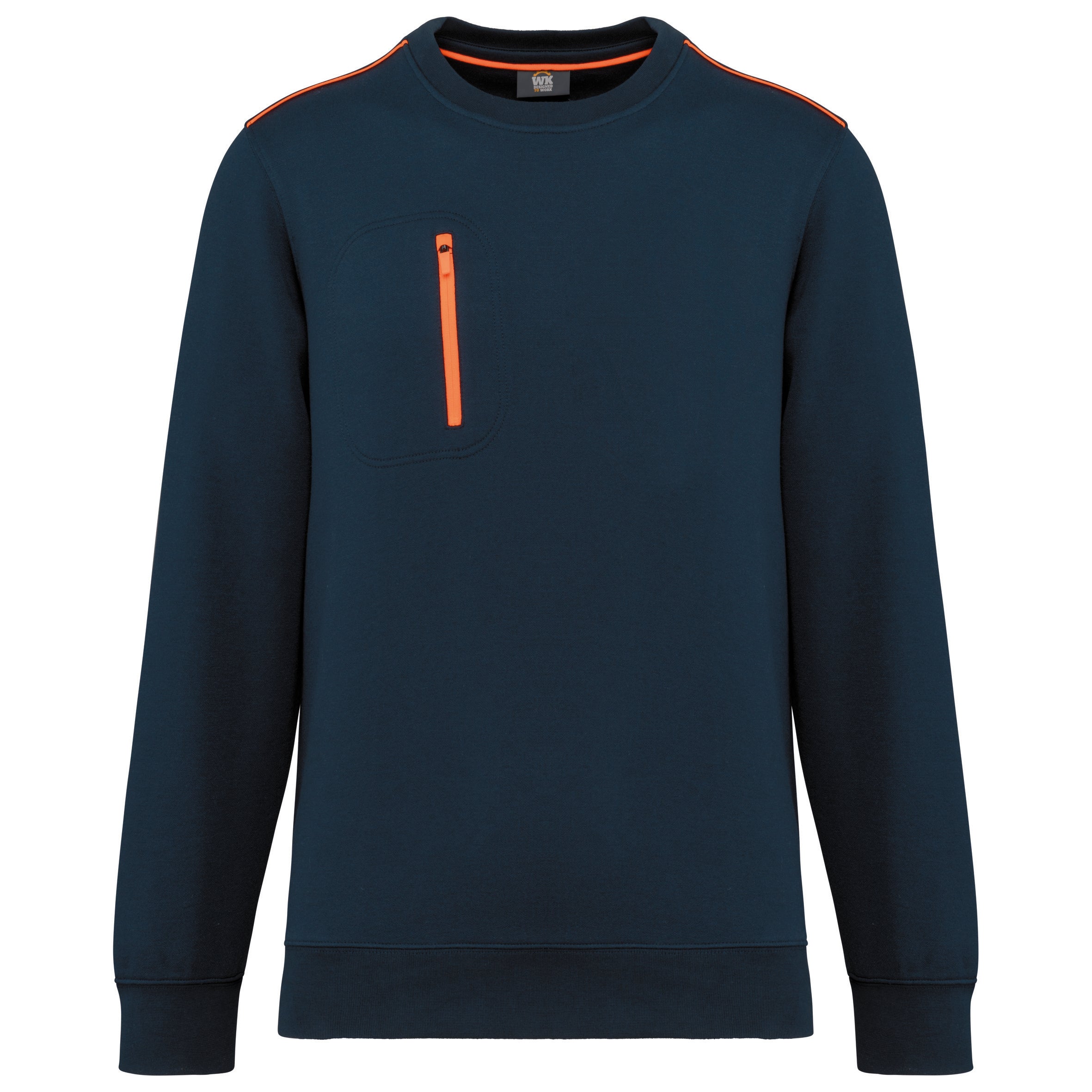 Sweat Sans Capuche de Travail Unisexe WK
