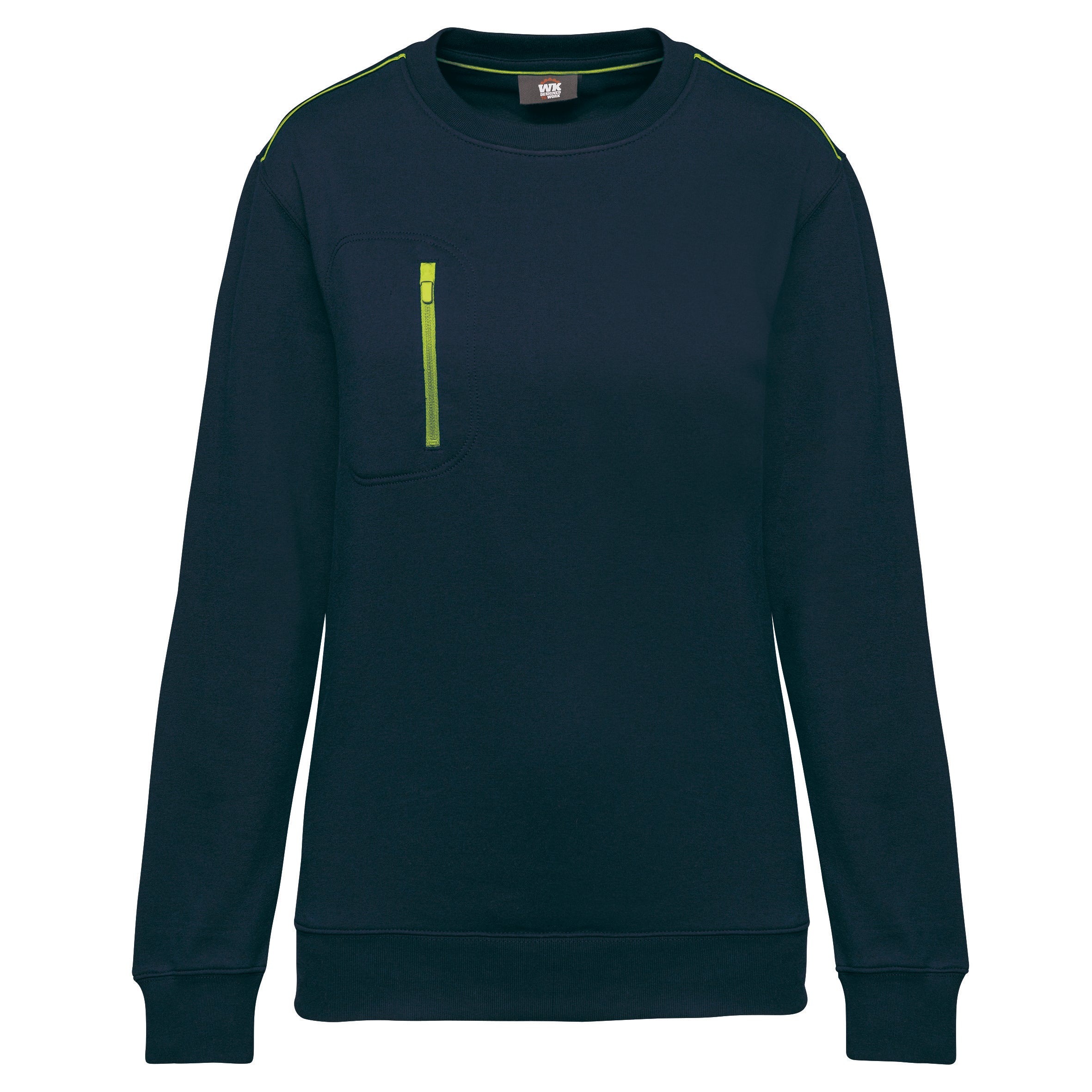 Sweat Sans Capuche de Travail Unisexe WK
