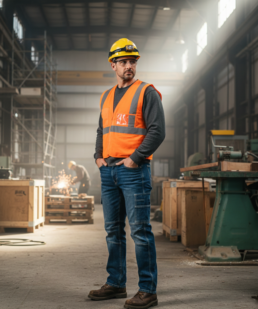 Jeans de Travail Unisexe Slim VELILLA