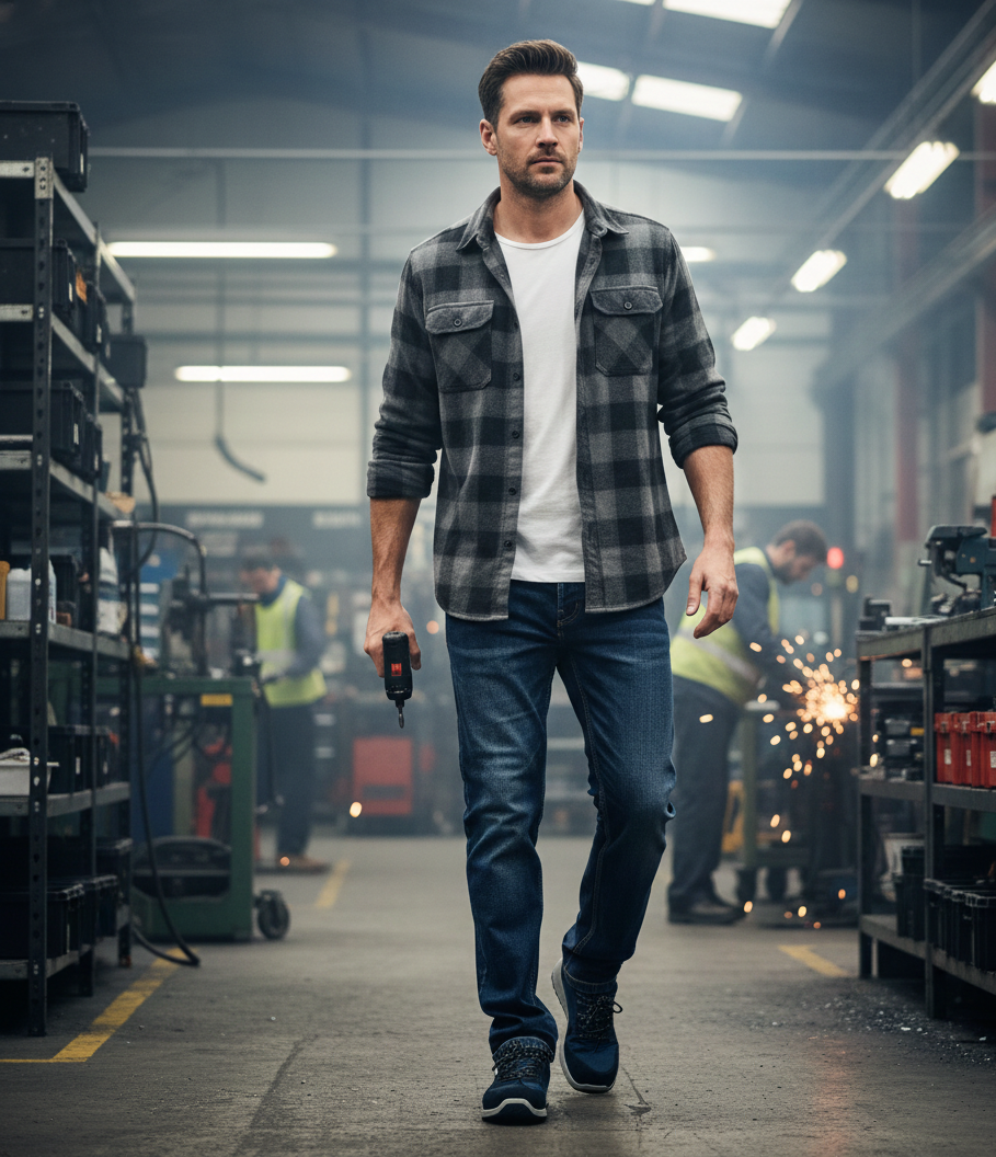 Jeans de Travail Unisexe Stretch VELILLA