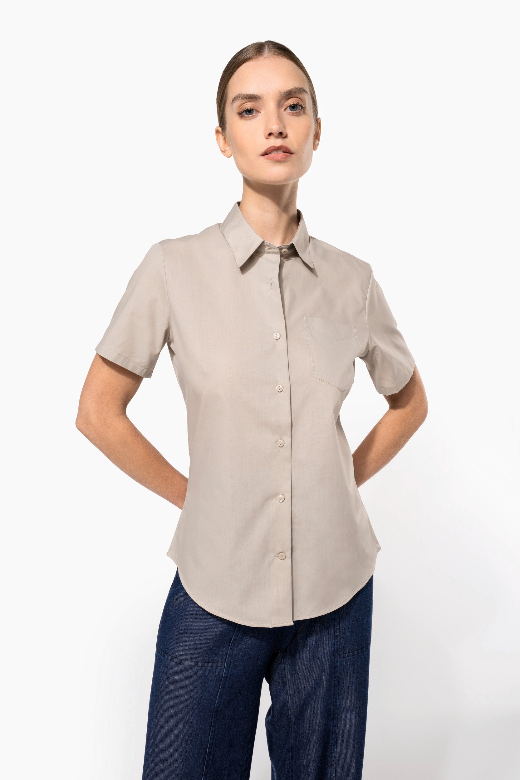 Chemise de Service Femme Manches Courtes KARIBAN