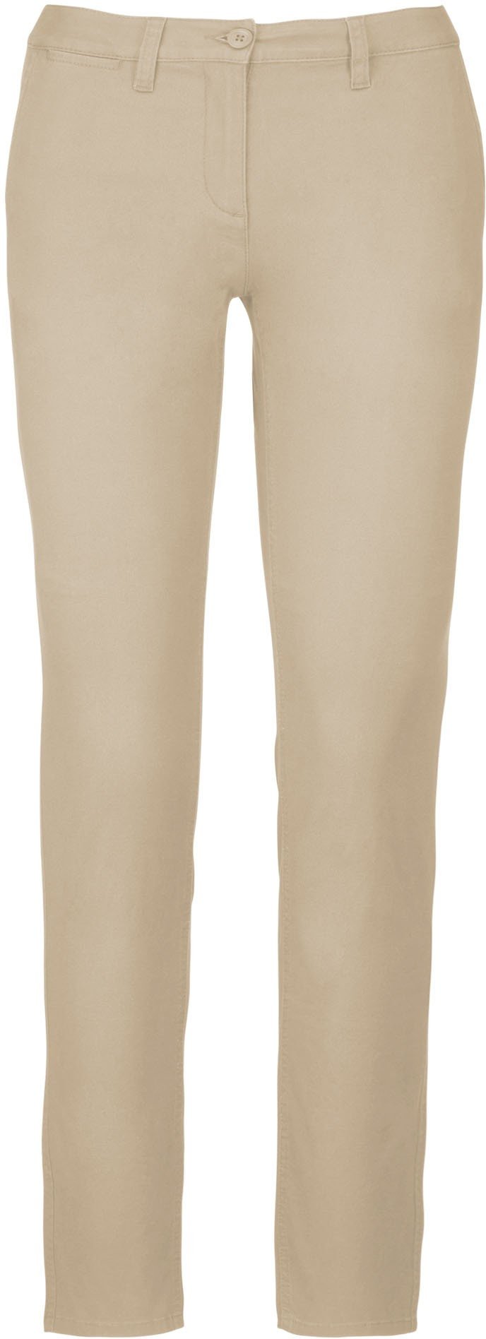 Pantalon Service Femme Chino Beige KARIBAN | Tenues Pro