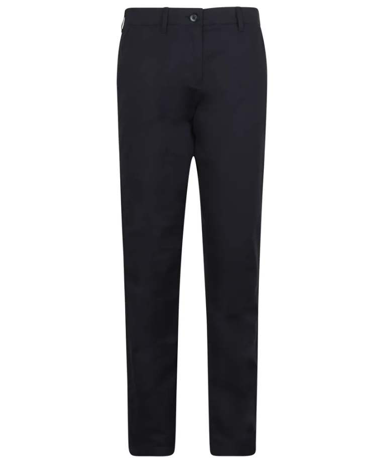 Pantalon Service Femme Chino Stretch Bleu Marine HENBURY | Tenues Pro