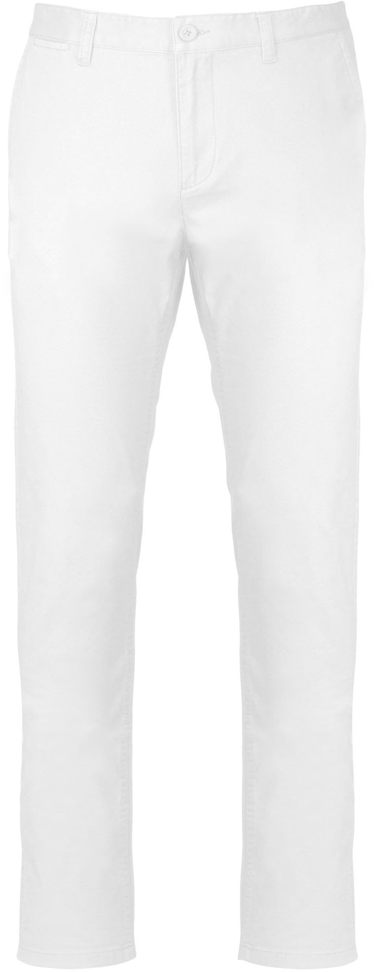 Pantalon Service Homme Chino Blanc KARIBAN | Tenues Pro