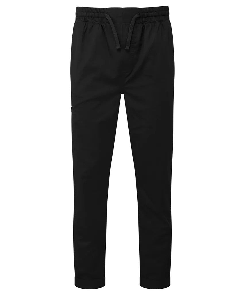 Pantalon de Cuisine Homme Cargo Noir PREMIER | Tenues Pro