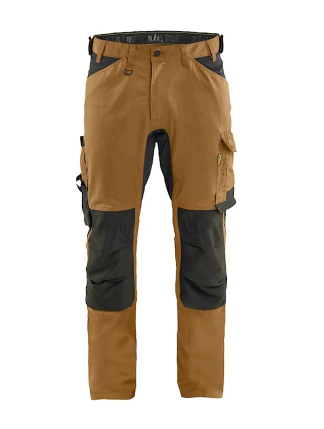 Pantalon de Travail Unisexe Camel Stretch 2D BLAKLADER | Tenues Pro