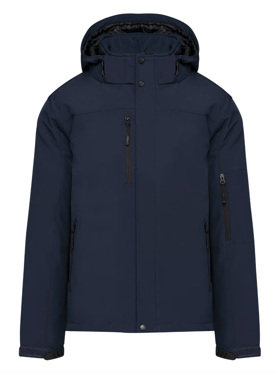 Parka Softshell Homme BLEU NAVY Doublée KARIBAN | Tenues Pro