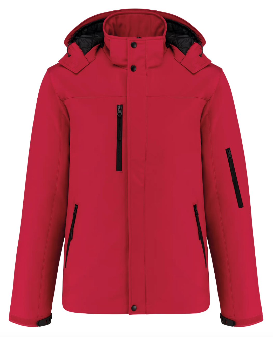 Parka Softshell Homme ROUGE Doublée KARIBAN | Tenues Pro