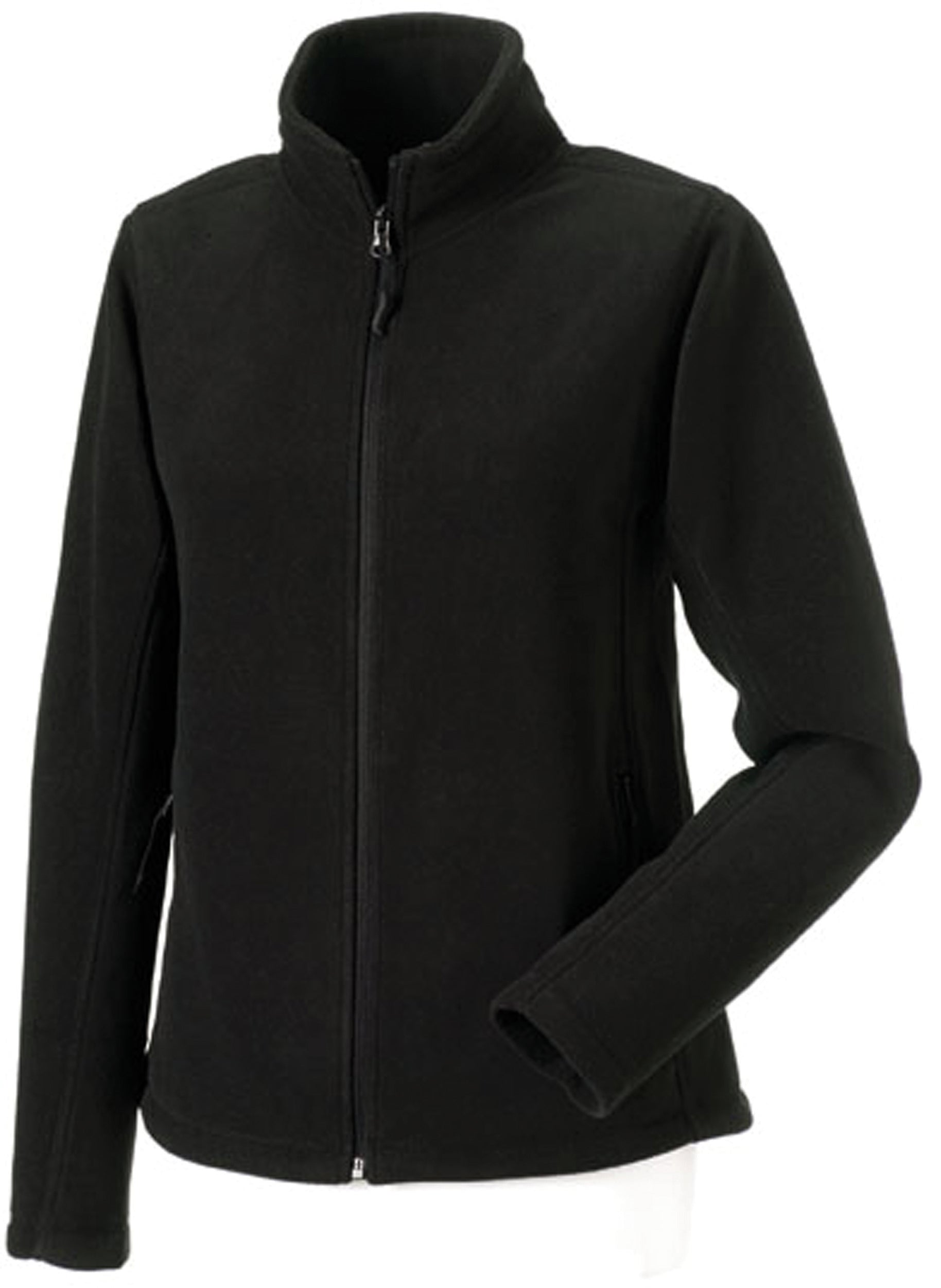 Polaire Femme GRIS FONCE 100% Polyester avec Zip RUSSELL | Tenues Pro