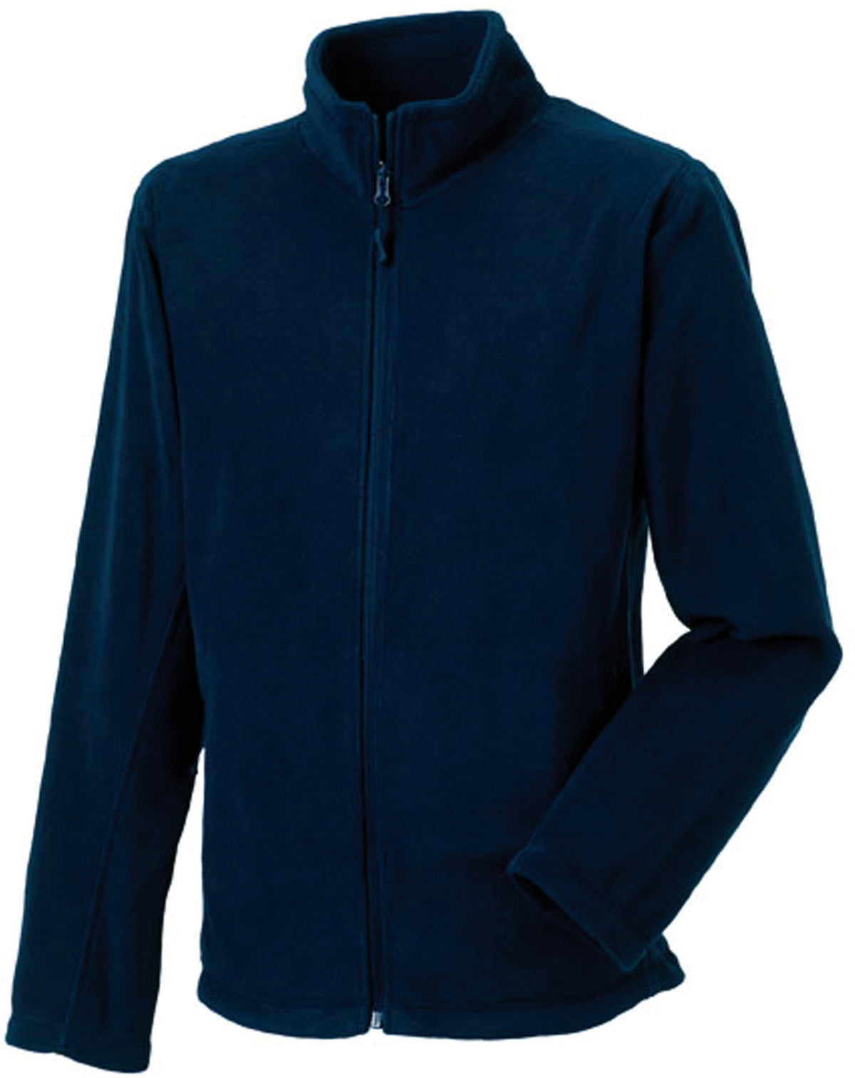 Polaire Homme BLEU NAVY 100% Polyester avec Zip RUSSELL | Tenues Pro