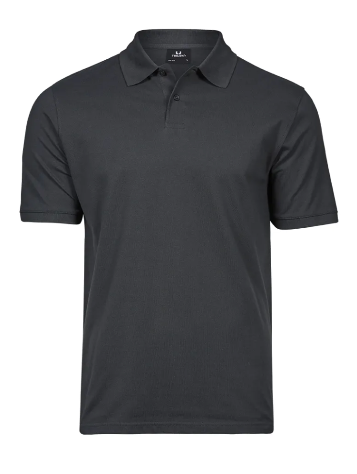 Polo Gris Foncé Manches Courtes Homme 100% Coton Piqué TEE JAYS | Tenues Pro