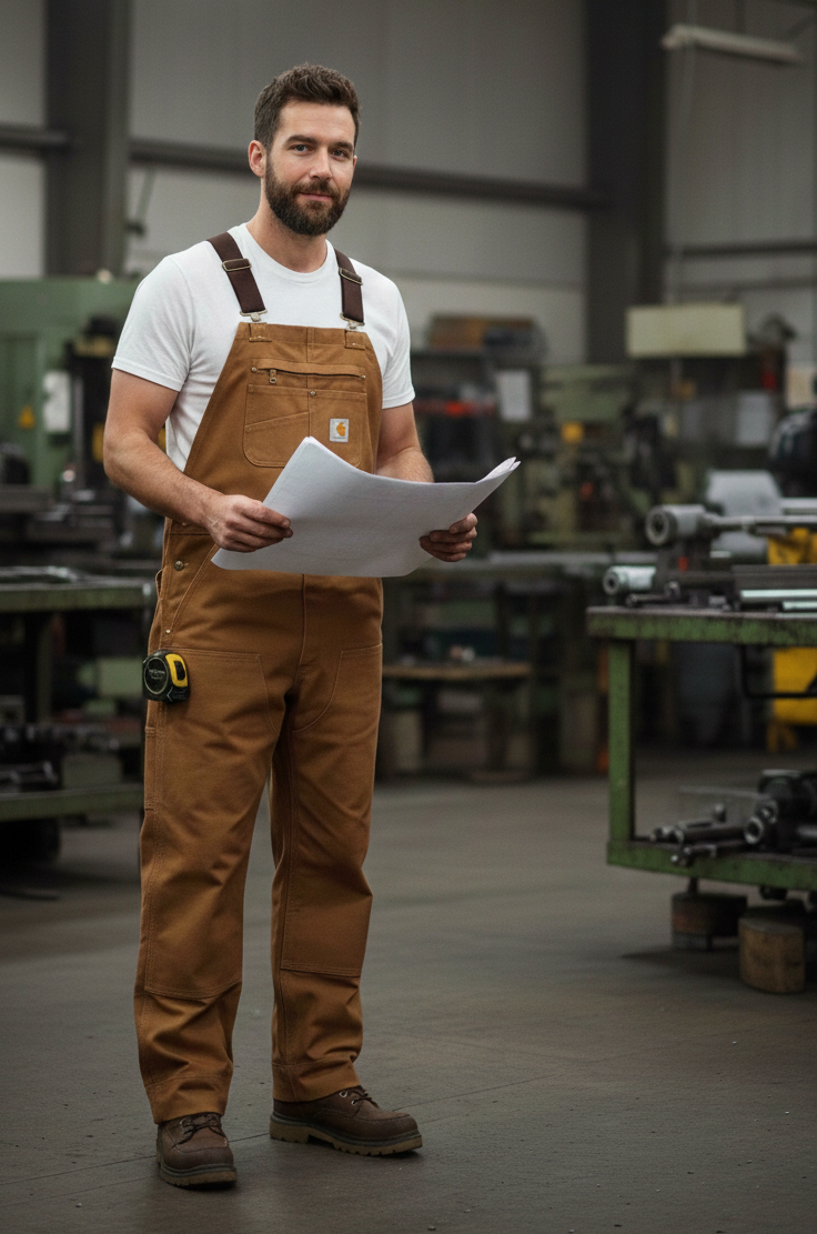 Salopette de Travail Homme Ultra Résistante CARHARTT