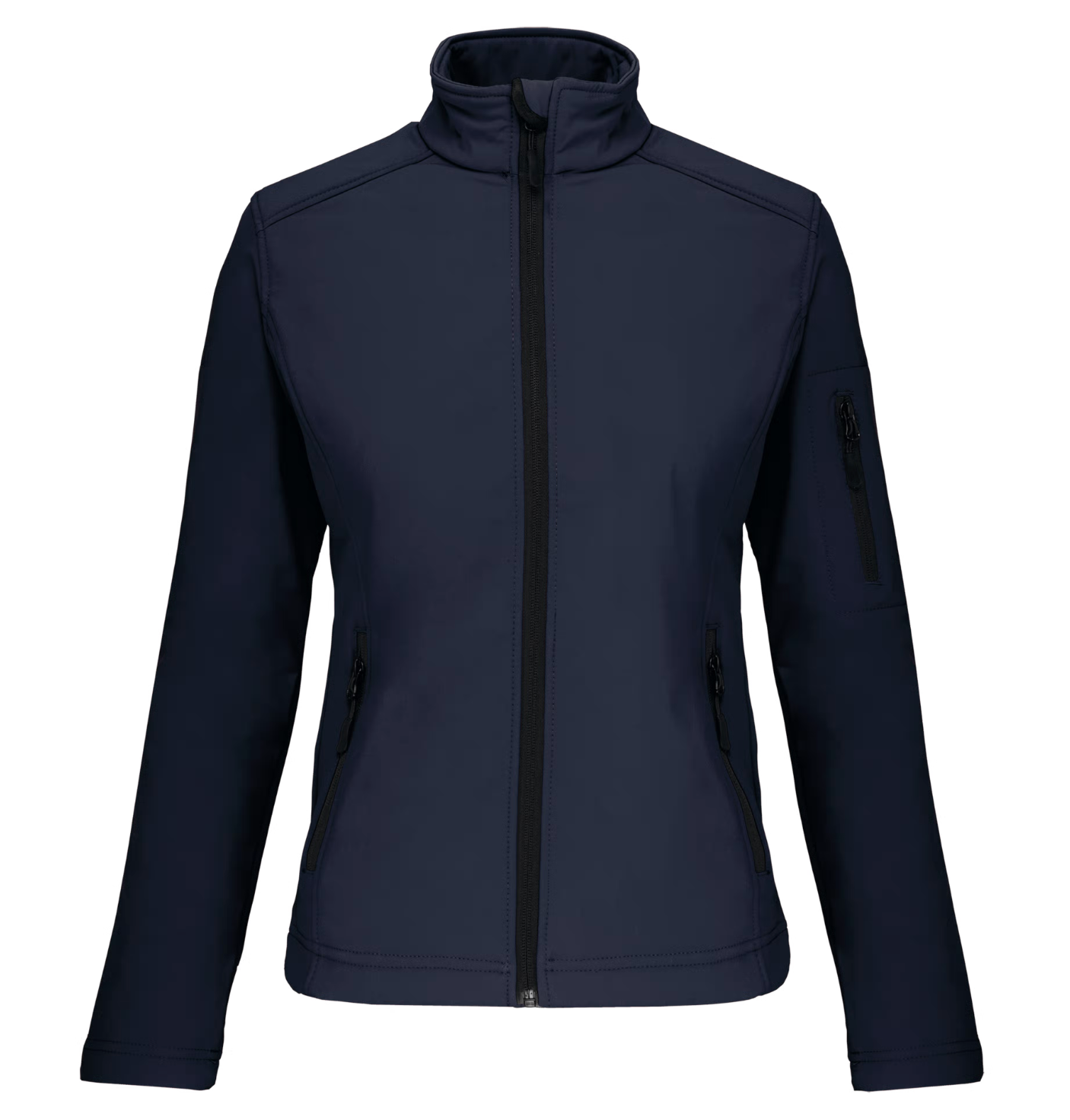 Softshell Manches Longues Femme BLEU NAVY 3 Couches KARIBAN | Tenues Pro