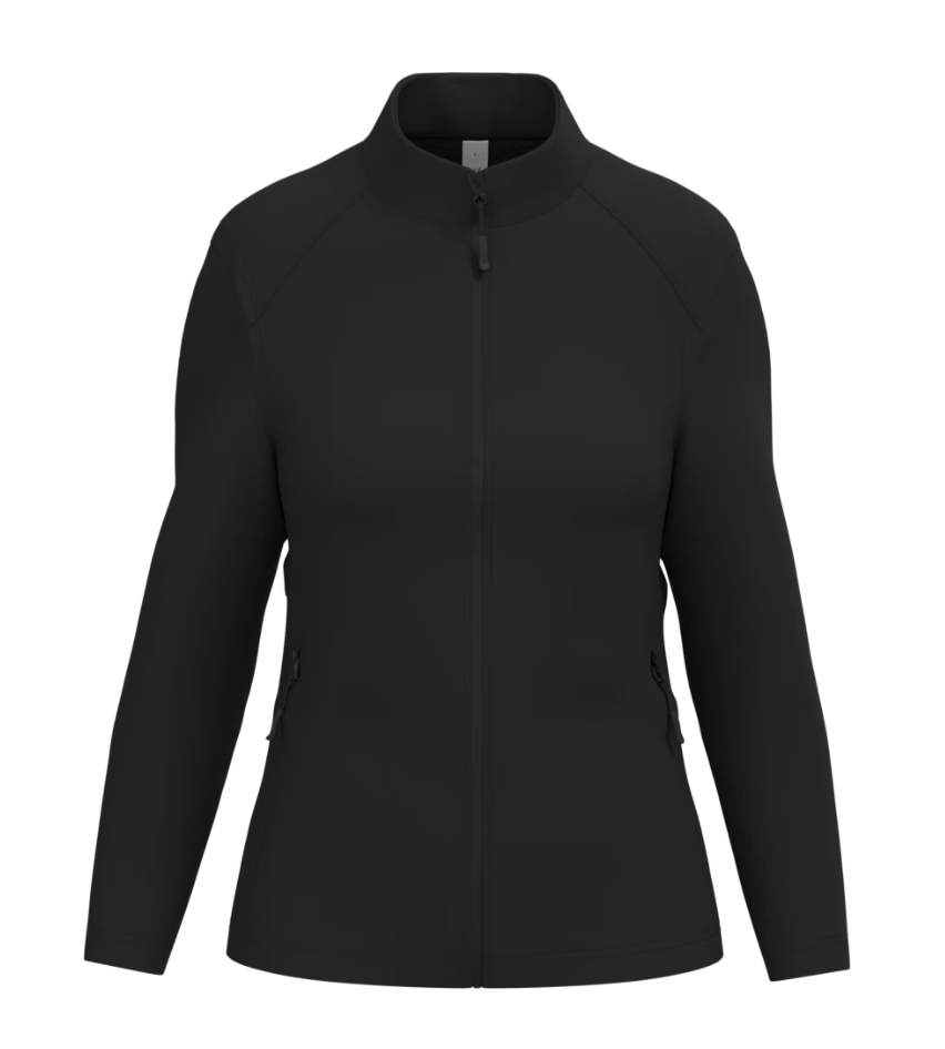 Softshell Manches Longues Femme NOIR 2 Couches IDEAL BASIC BRAND | Tenues Pro