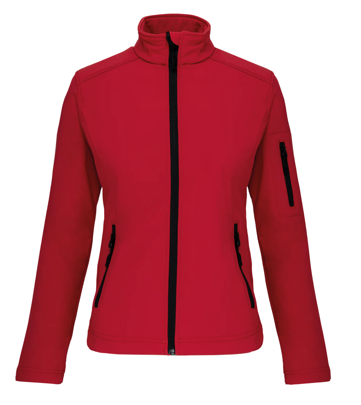 Softshell Manches Longues Femme ROUGE 3 Couches KARIBAN | Tenues Pro