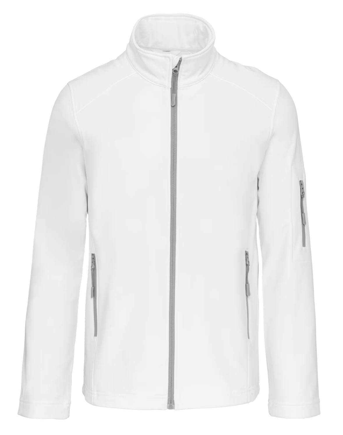 Softshell Manches Longues Homme 3 Couches BLANC KARIBAN | Tenues Pro