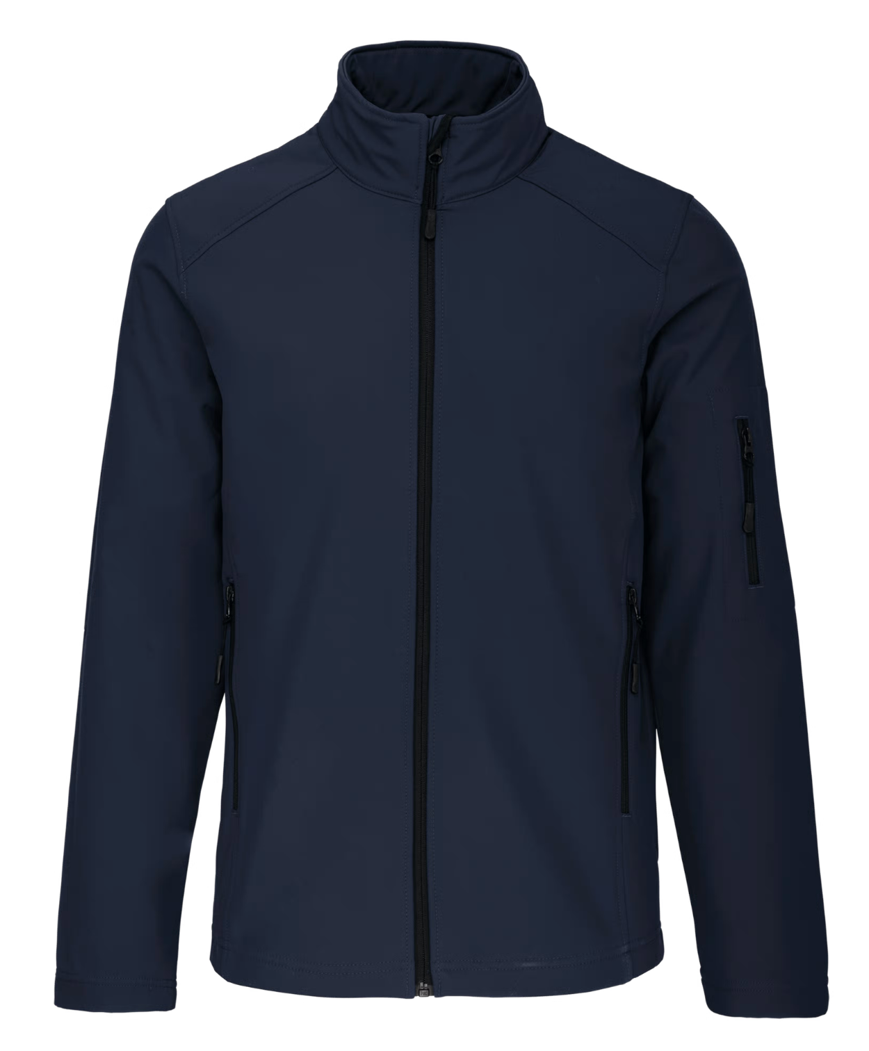 Softshell Manches Longues Homme 3 Couches BLEU NAVY KARIBAN | Tenues Pro