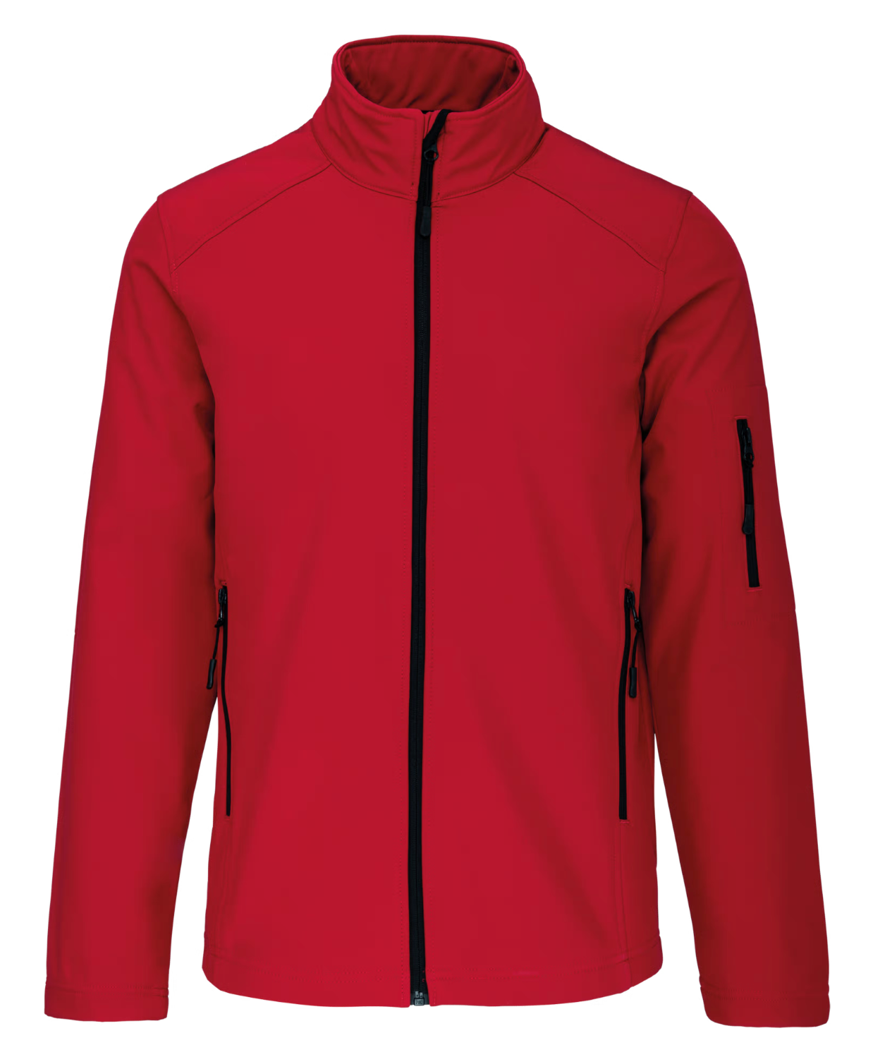 Softshell Manches Longues Homme 3 Couches ROUGE KARIBAN | Tenues Pro