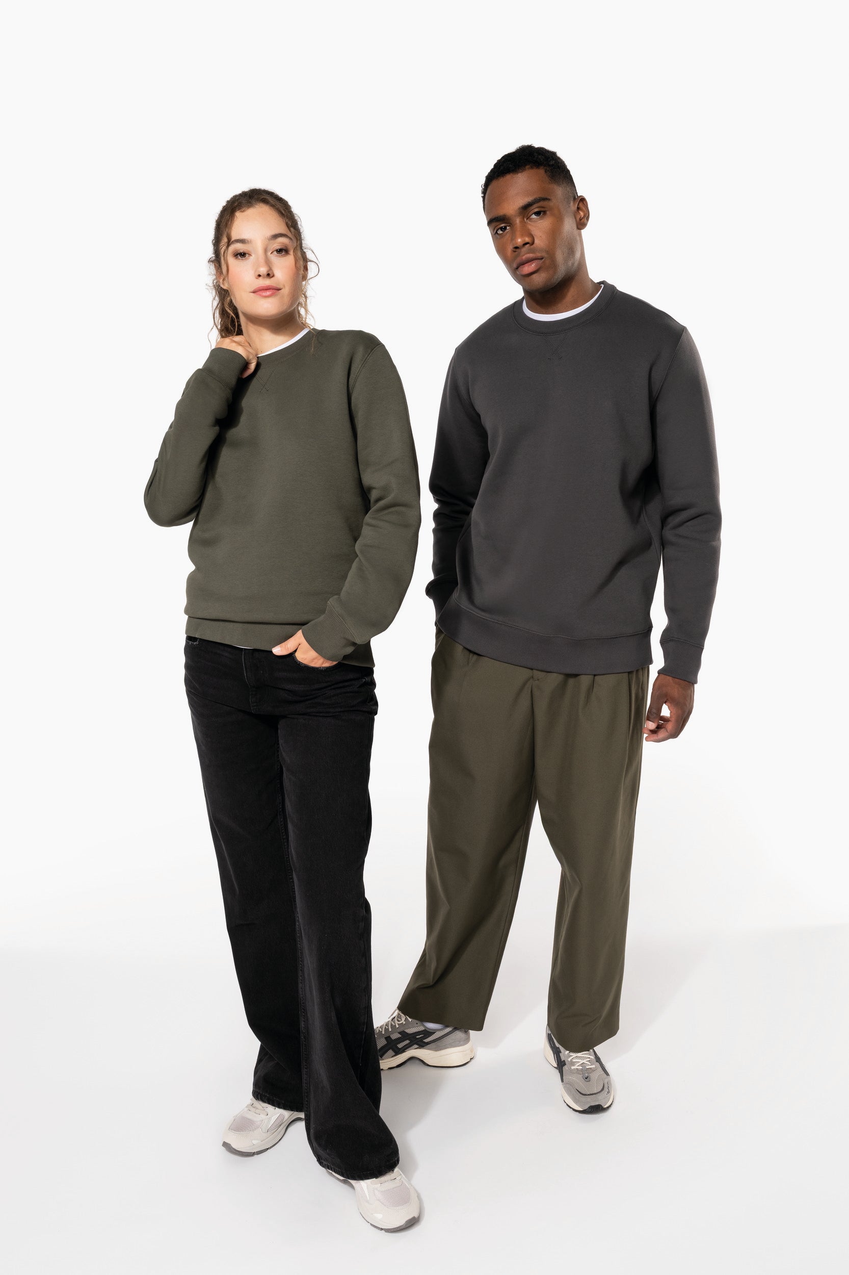 Sweat-shirt col rond unisexe-KARIBAN
