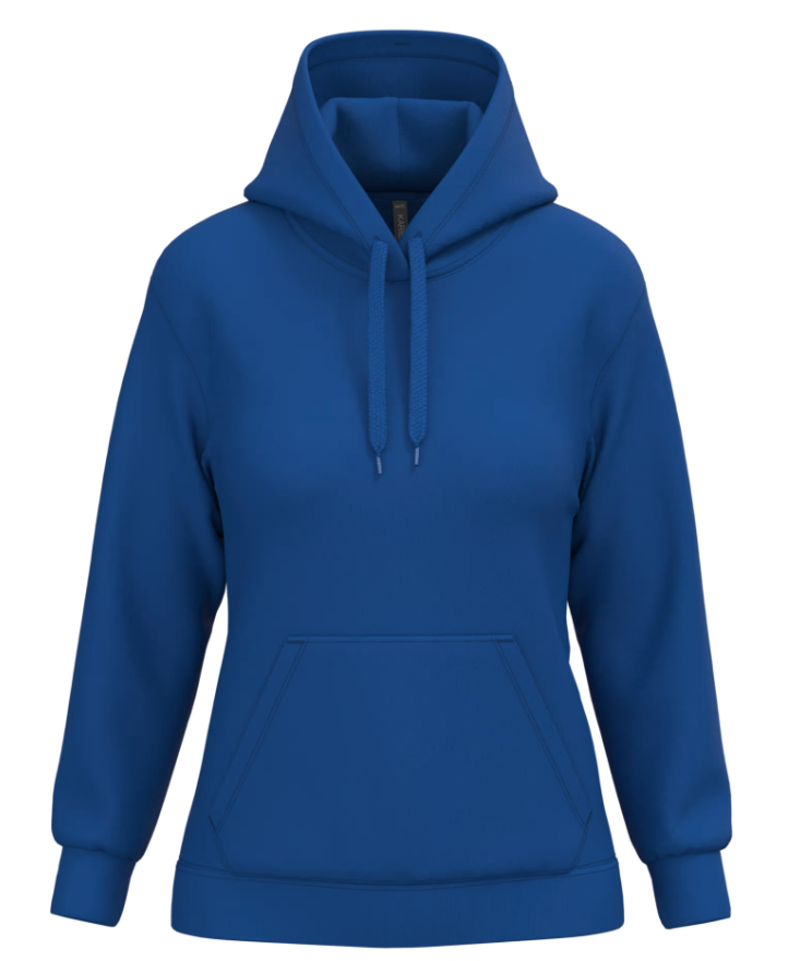 Sweat à Capuche Femme BLEU KARIBAN | Tenues Pro