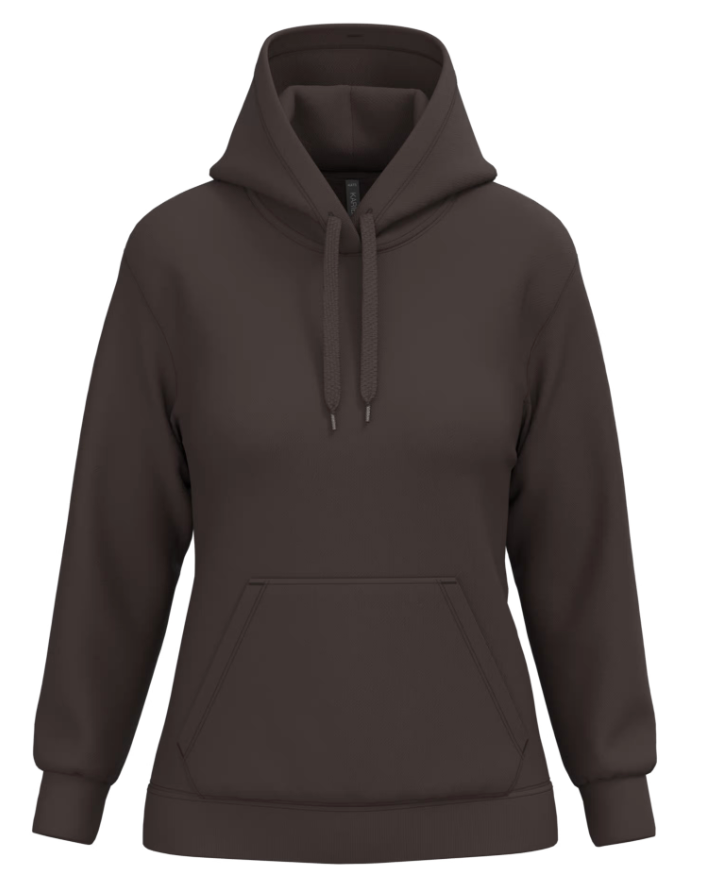 Sweat à Capuche Femme MARRON KARIBAN | Tenues Pro