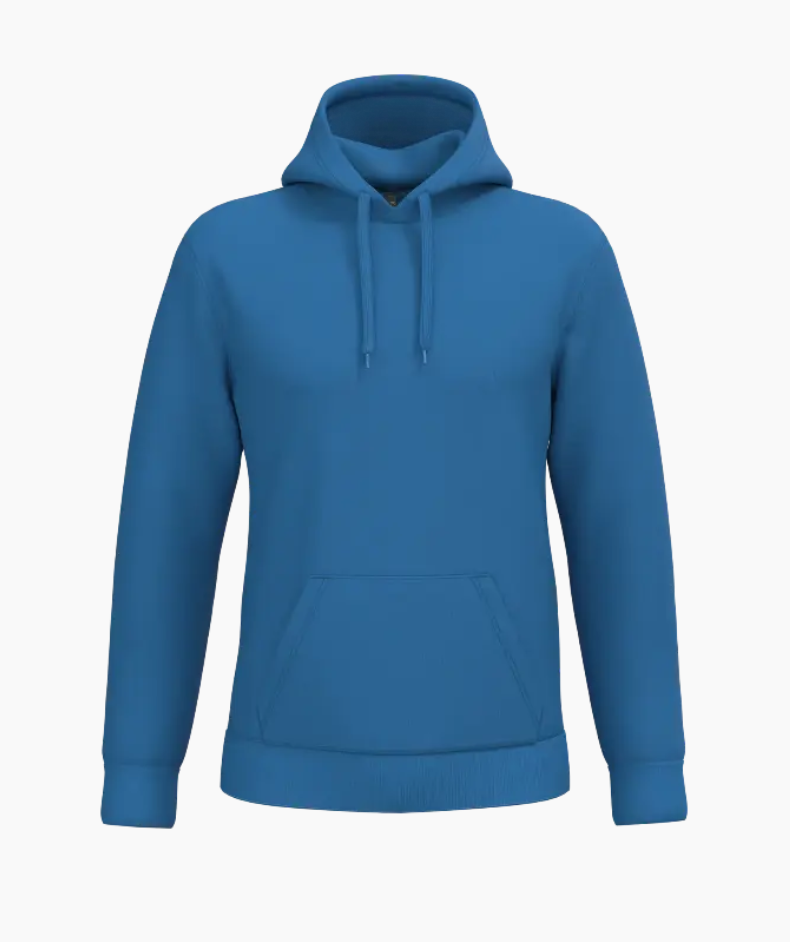 Sweat à Capuche Homme BLEU KARIBAN | Tenues Pro