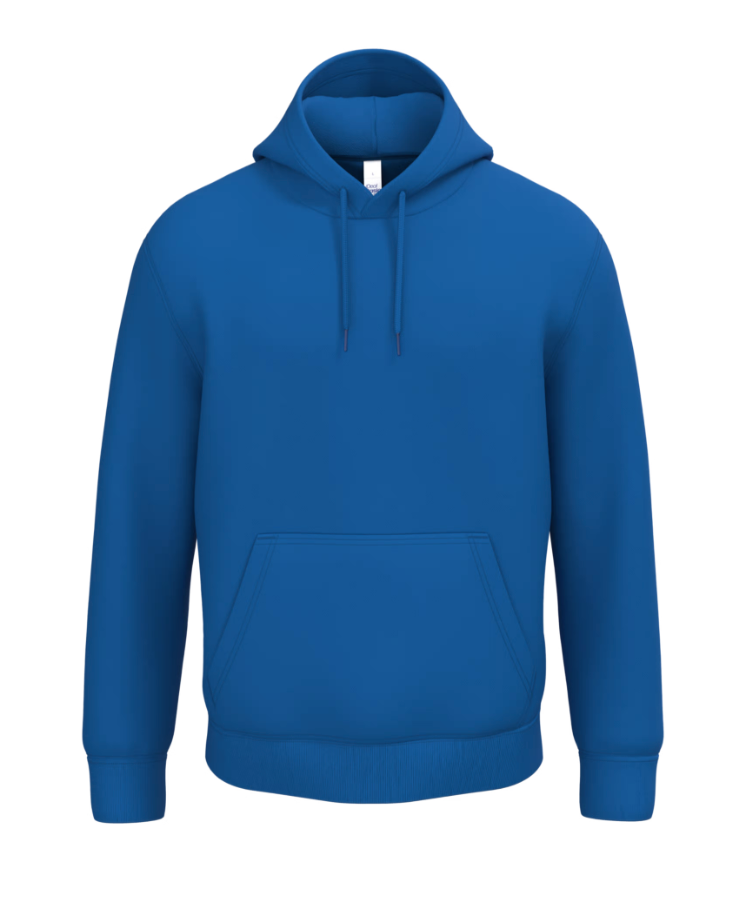 Sweat à Capuche Unisexe BLEU  IDEAL BASIC BRAND | Tenues Pro
