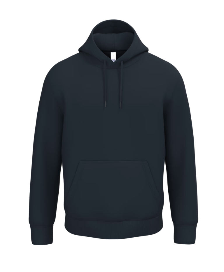Sweat à Capuche Unisexe BLEU NAVY  IDEAL BASIC BRAND | Tenues Pro