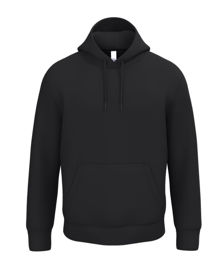 Sweat à Capuche Unisexe NOIR IDEAL BASIC BRAND | Tenues Pro