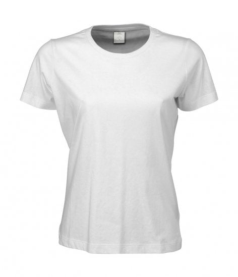 T-shirt Blanc Manches Courtes Femme Coupe Ajustée TEE JAYS | Tenues Pro