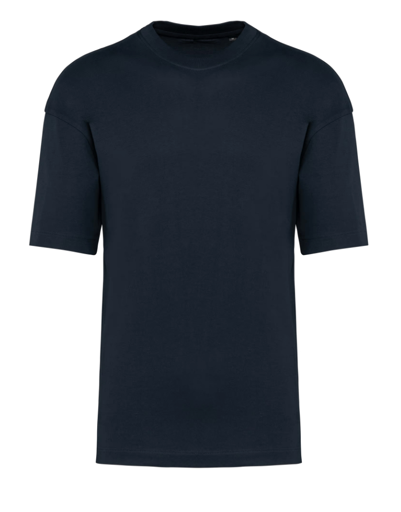 T-shirt Bleu Navy Manches Courtes Unisexe Oversize KARIBAN | Tenues Pro