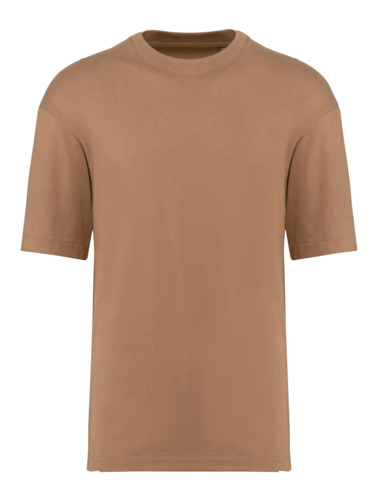 T-shirt Camel Manches Courtes Unisexe Oversize KARIBAN | Tenues Pro