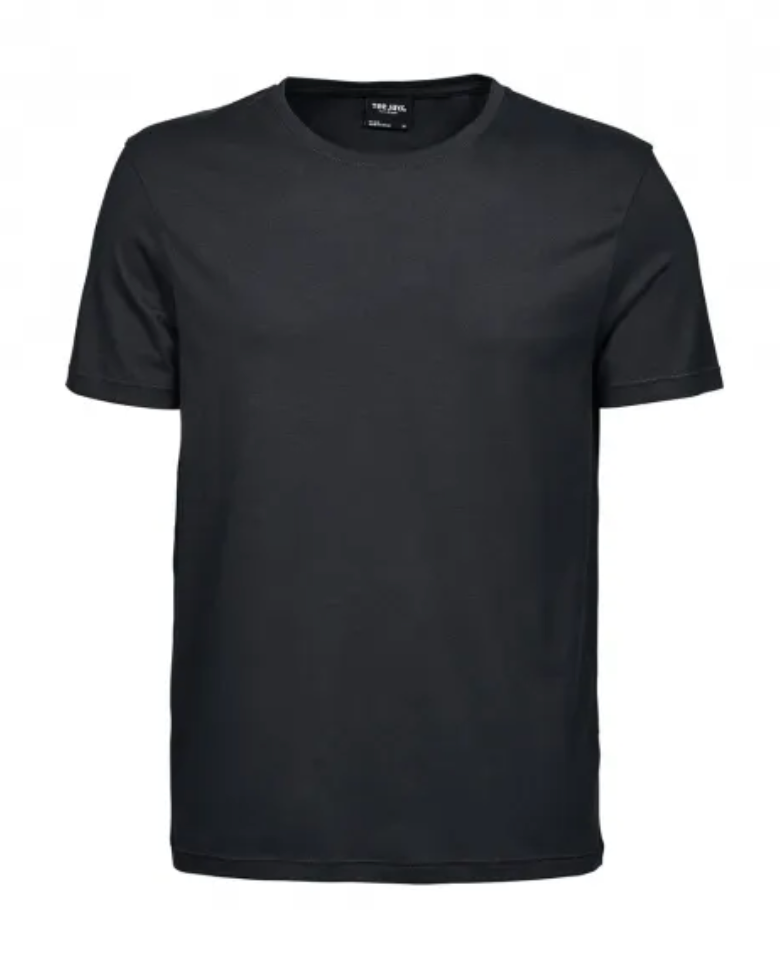 T-shirt Gris Foncé Manches Courtes Homme Luxury TEE JAYS | Tenues Pro