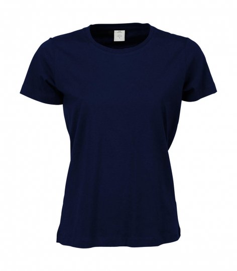 T-shirt Marine Manches Courtes Femme Coupe Ajustée TEE JAYS | Tenues Pro