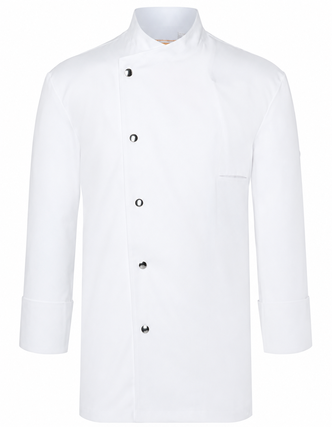 Veste de Cuisine Homme Blanche Manches Longues Pressions KARLOWSKY | Tenues Pro