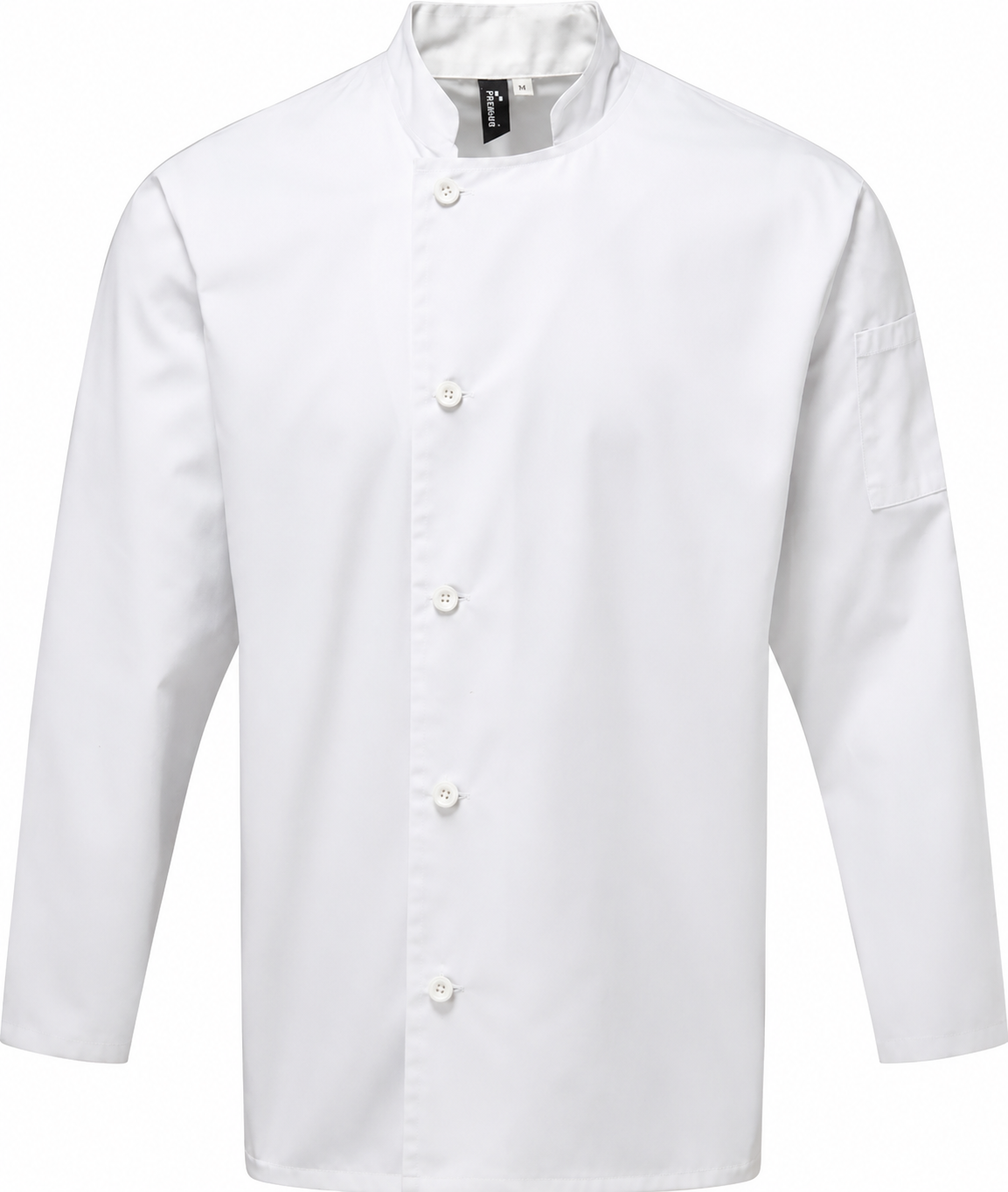 Veste de Cuisine Unisexe Blanche Manches Longues Boutons PREMIER | Tenues Pro