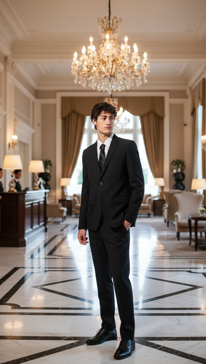 Veste de Service Homme Coupe Droite KARIBAN