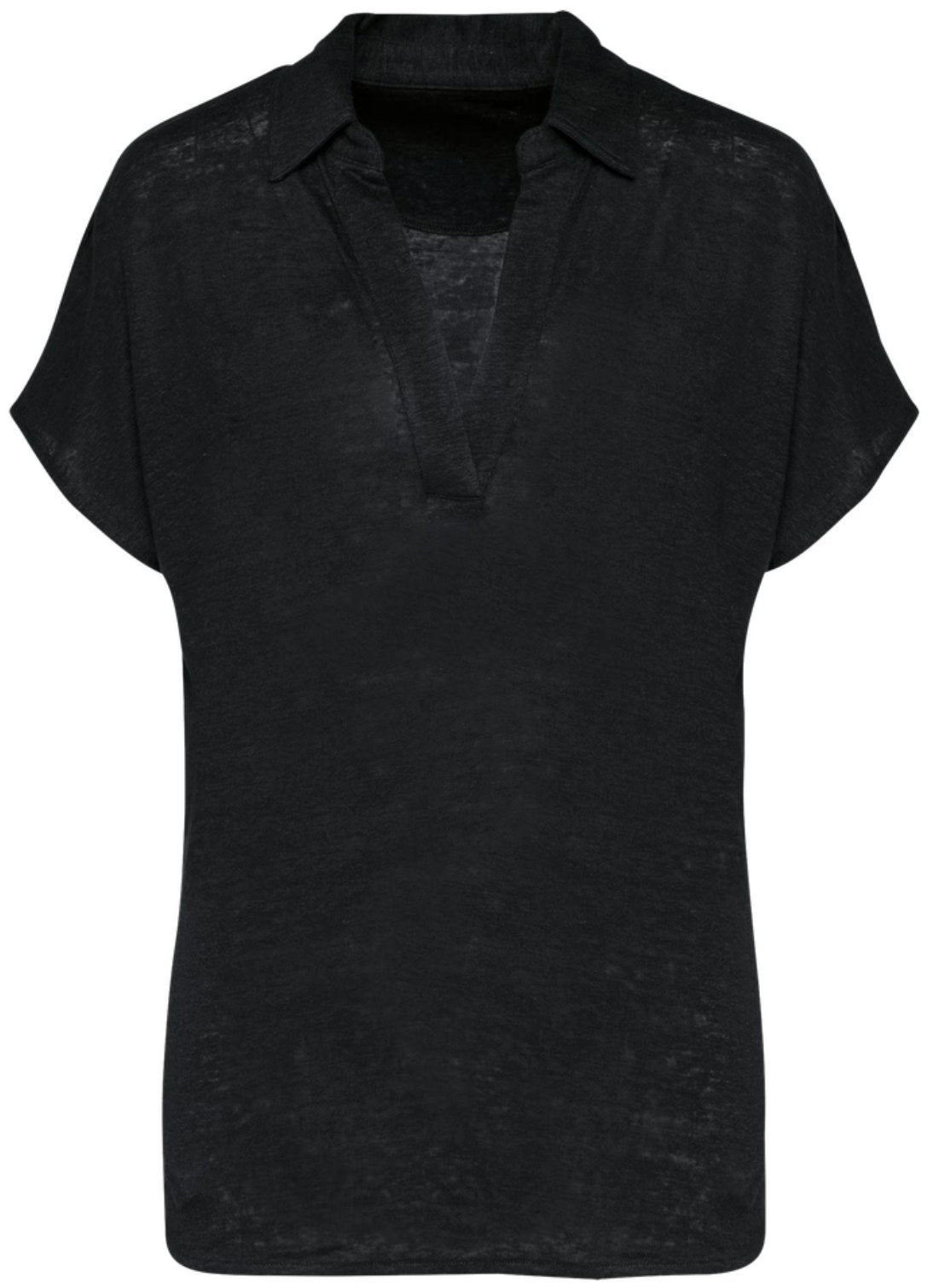 Polo en lin manches courtes femme - Uniformes Riviera