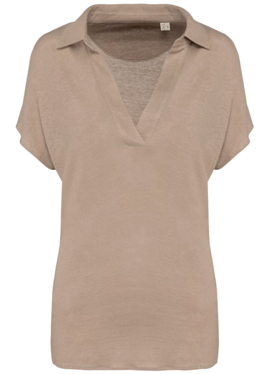 Polo en lin manches courtes femme - Uniformes Riviera